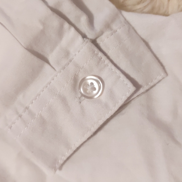 Leveret White girls dress shirt size 2 - Picture 4 of 9
